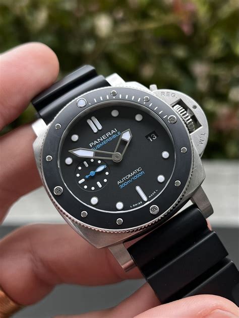 panerai submersible flyback replica|panerai submersible 42mm.